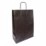 TORBA PAPIEROWA CZARNA Z UCHWYTEM SKRĘCANYM 25X11X32 