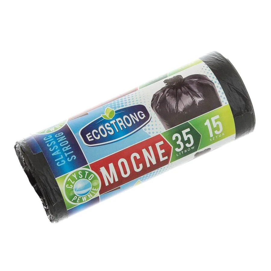 WORKI NA ŚMIECI LD 35L/15 Z TAŚMĄ