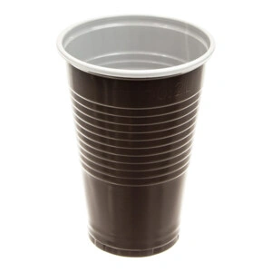KUBKI 200ML A100 BRĄZOW-BIAŁY