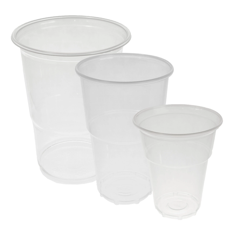 KUBKI 200ML A100 PRZEŹROCZYST